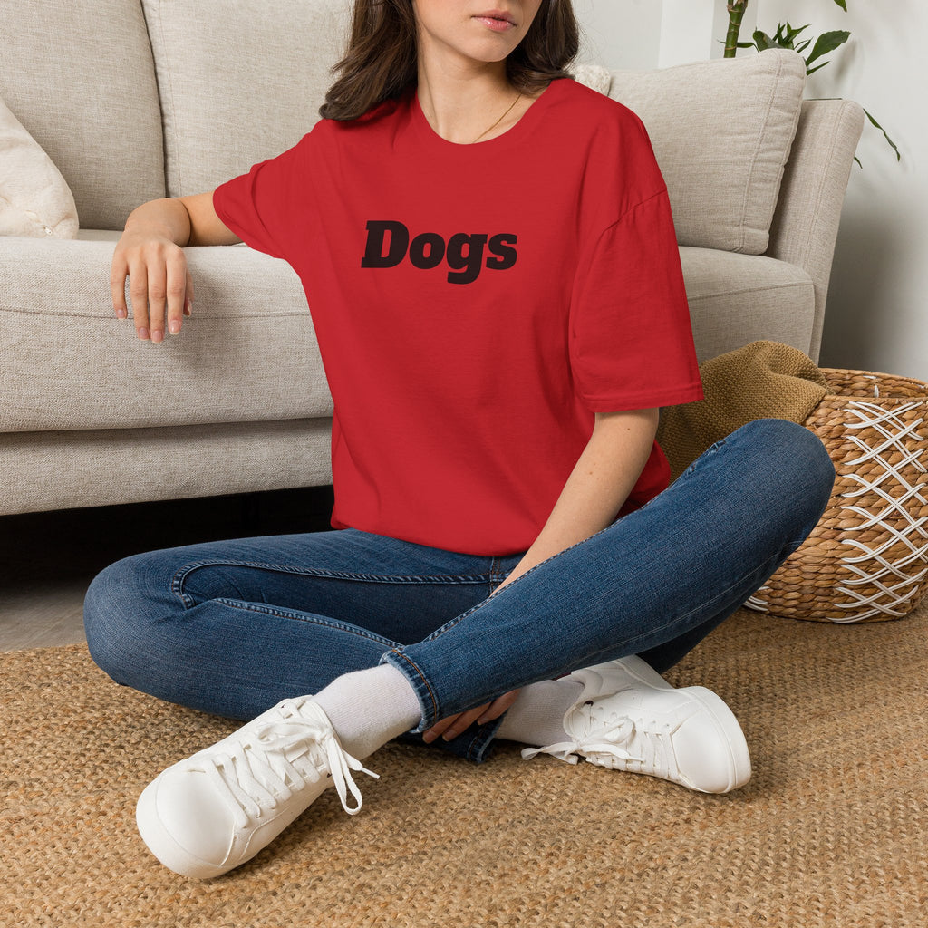 Dogs T-Shirt — Minimalist Dog Lover Tee
