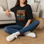 Jimothy Is My Spirit Animal Retro Tee Raccoon
