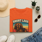 Short Legs Big Attitude T-Shirt — Retro Dachshund Dog Tee
