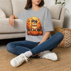 Halloween Corgi Tee — Cool Sunglasses Dog on Pumpkin Graphic T-Shirt
