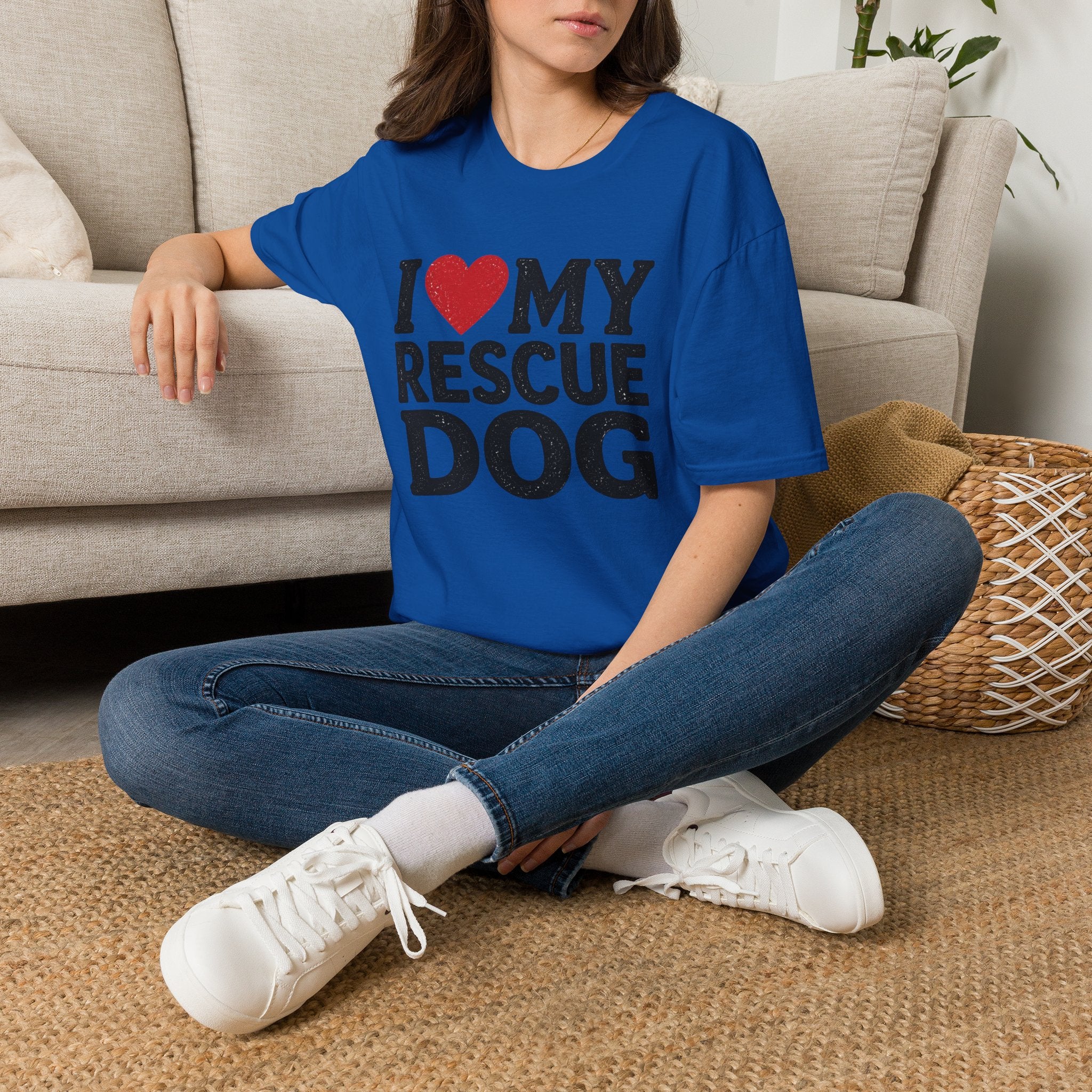 I Love My Rescue Dog T-Shirt