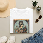 Dachshund Mom Tarot Tee — 'Dog Mom' Skeleton Card Graphic T-Shirt