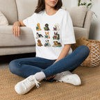 Reading Dogs T-Shirt — Cute Puppy Book Club Graphic Tee