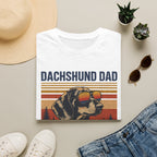 Dachshund Dad T-Shirt — Retro Sunglasses Sausage Dog Tee