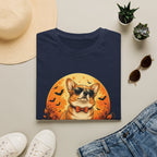 Halloween Corgi Tee — Cool Sunglasses Dog on Pumpkin Graphic T-Shirt