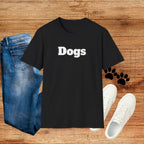 Dogs T-Shirt — Minimalist Dog Lover Tee