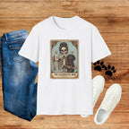 Dachshund Mom Tarot Tee — 'Dog Mom' Skeleton Card Graphic T-Shirt