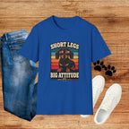 Short Legs Big Attitude T-Shirt — Retro Dachshund Graphic Tee