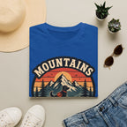 Mountains Aren't Just Funny They're Hill Areas T-Shirt — Retro Hiking Graphic Tee