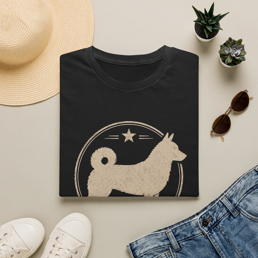 Swedish Vallhund Tee — Vintage Circle Logo Shirt for Dog Lovers