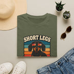 Short Legs Big Attitude T-Shirt — Retro Dachshund Graphic Tee