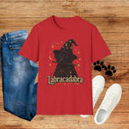 Labracadabra T-Shirt — Witch Hat Black Lab Halloween Tee