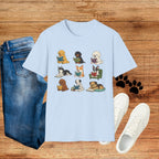 Reading Dogs T-Shirt — Cute Puppy Book Club Graphic Tee