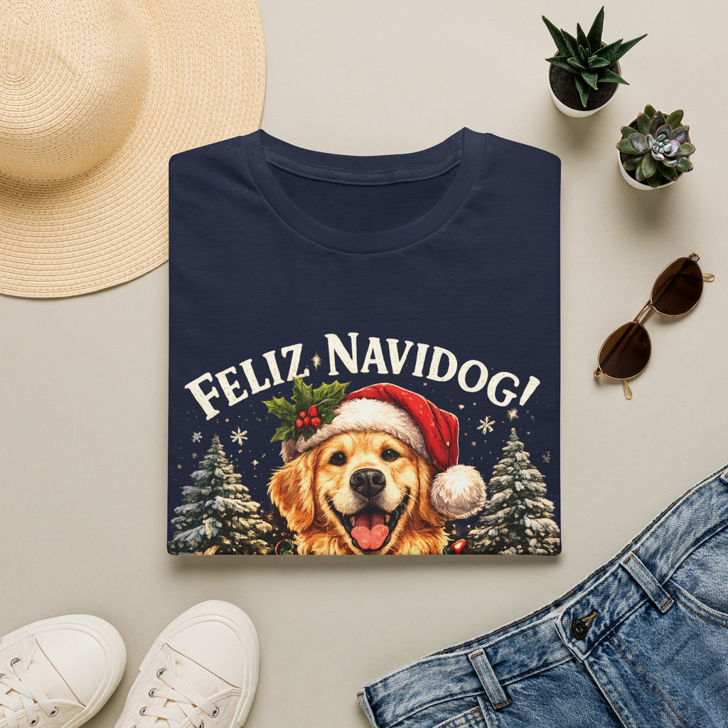 Feliz Navidog! Golden Retriever Holiday Tee