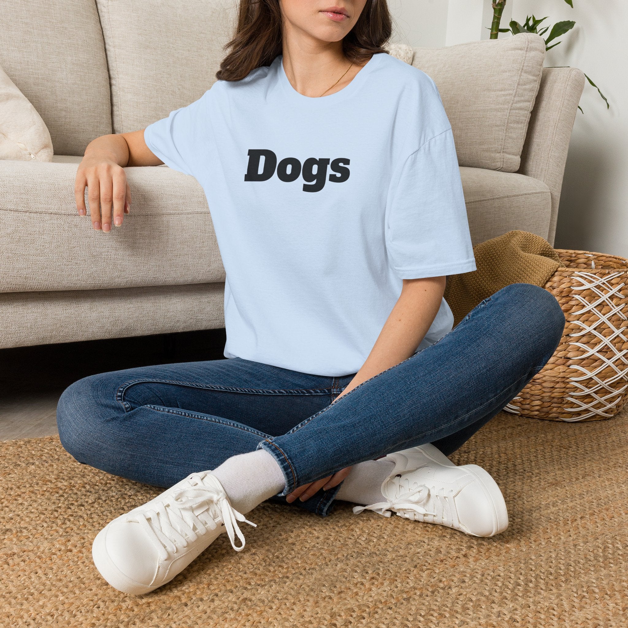 Dogs T-Shirt — Minimalist Dog Lover Tee