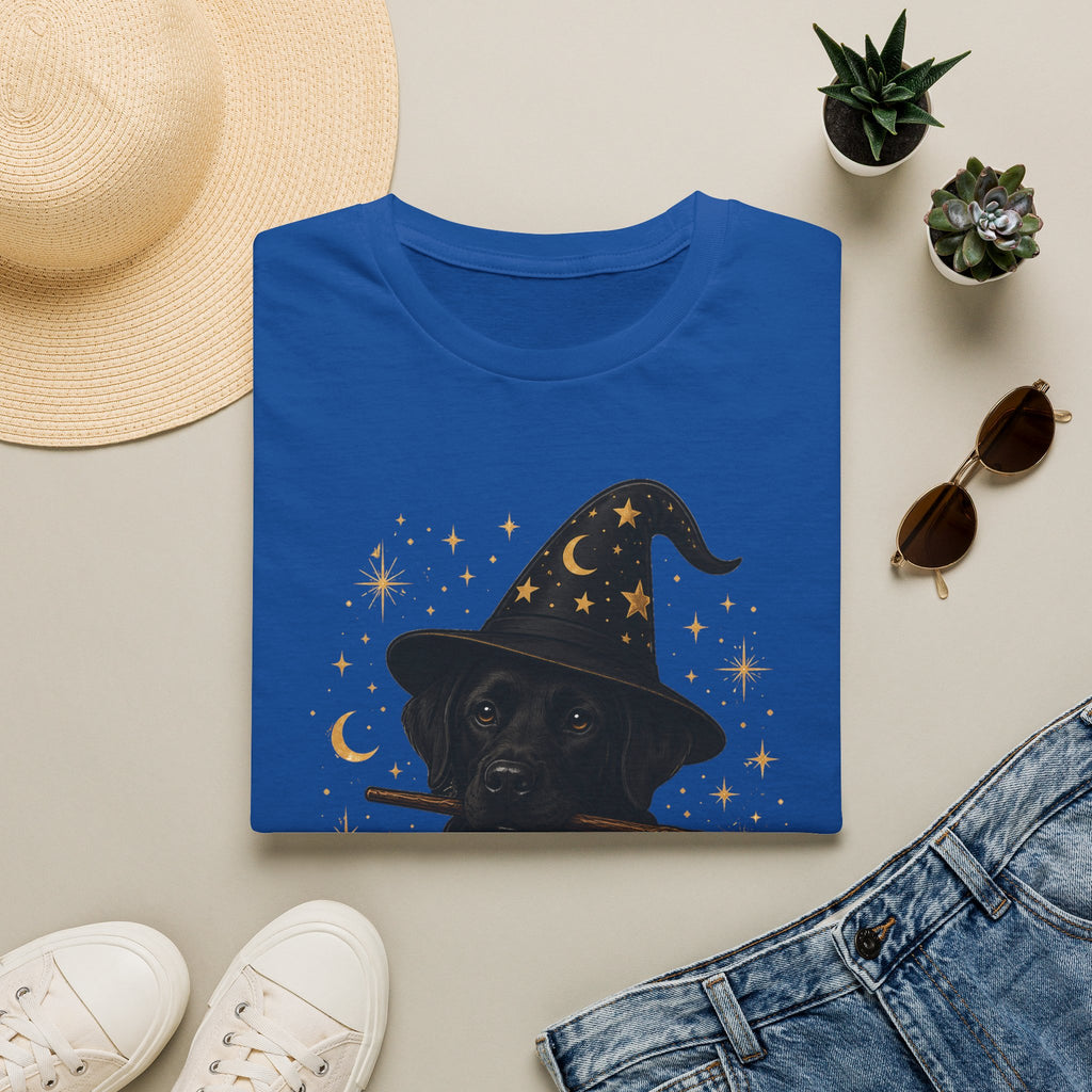 Labracadabra T-Shirt — Witch Hat Black Lab Halloween Tee
