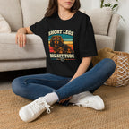 Short Legs Big Attitude T-Shirt — Retro Dachshund Dog Tee