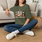 Halloween Huskies T-Shirt — "Howl-O-Ween Squad" Cute Dog Costume Tee