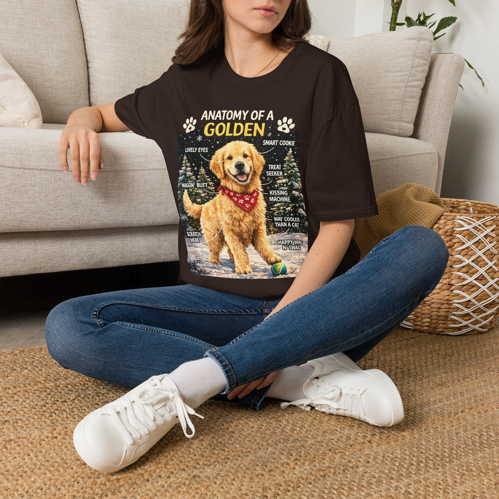 Anatomy of a Golden T-Shirt – Funny Golden Retriever Dog Tee
