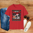 I Left My Border Collie to Be Here Christmas T-Shirt