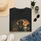 Local Boy Duck Hunting Black Lab Sunset Graphic