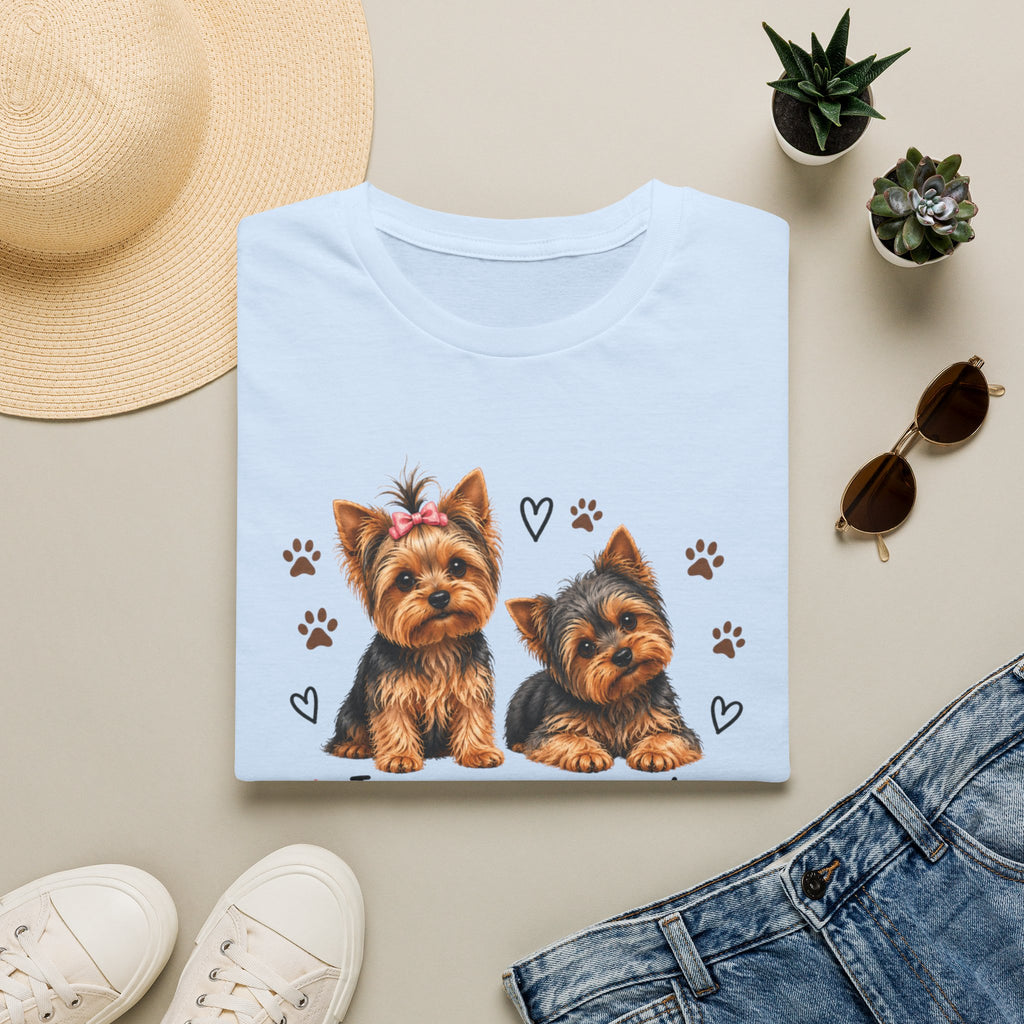 Yorkie T-Shirt - I Was Normal Two Yorkies Ago Cute Puppy Graphic Tee