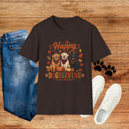 Dogsgiving T-Shirt — "Happy Dogsgiving" Thanksgiving Puppy Graphic Tee