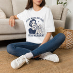 Dogs Make Me Feel Less Murdery Vintage Retro Dog Lover Tee