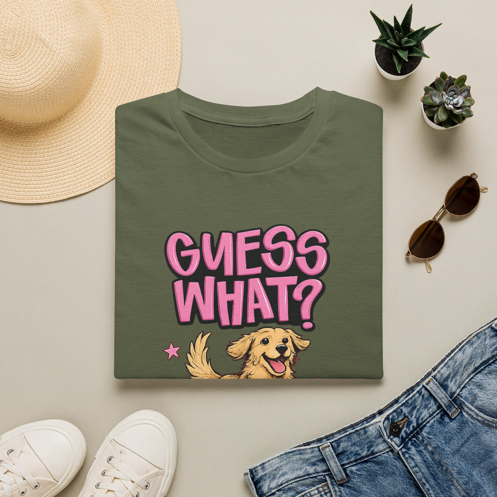 Guess What? Golden Retriever T-Shirt — Cute Dog Graphic Tee