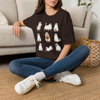 Ghost Dogs Halloween T-Shirt — Cute Puppy Ghosts with Pumpkin Design