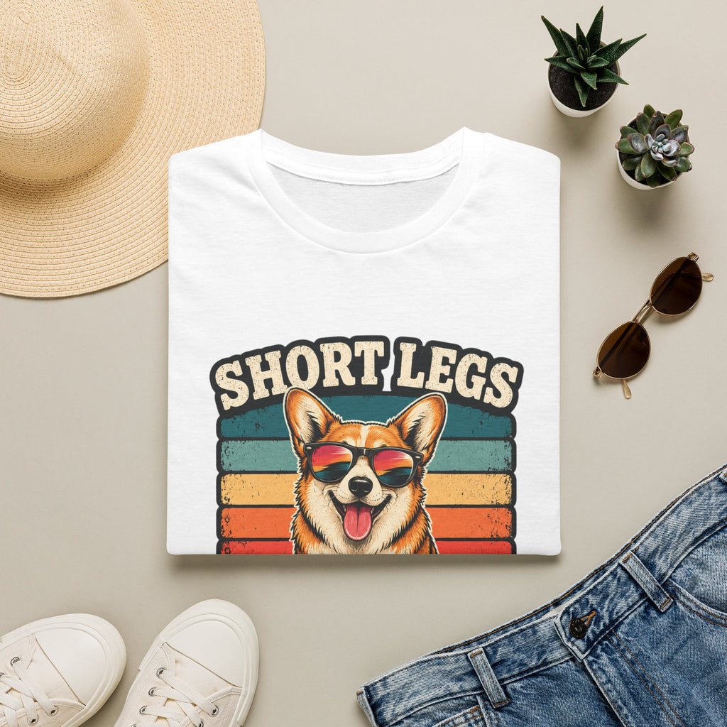 Corgi 'Short Legs, Big Attitude' T-Shirt