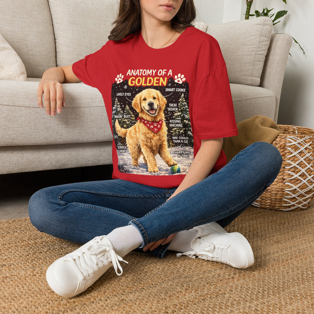 Anatomy of a Golden T-Shirt – Funny Golden Retriever Dog Tee