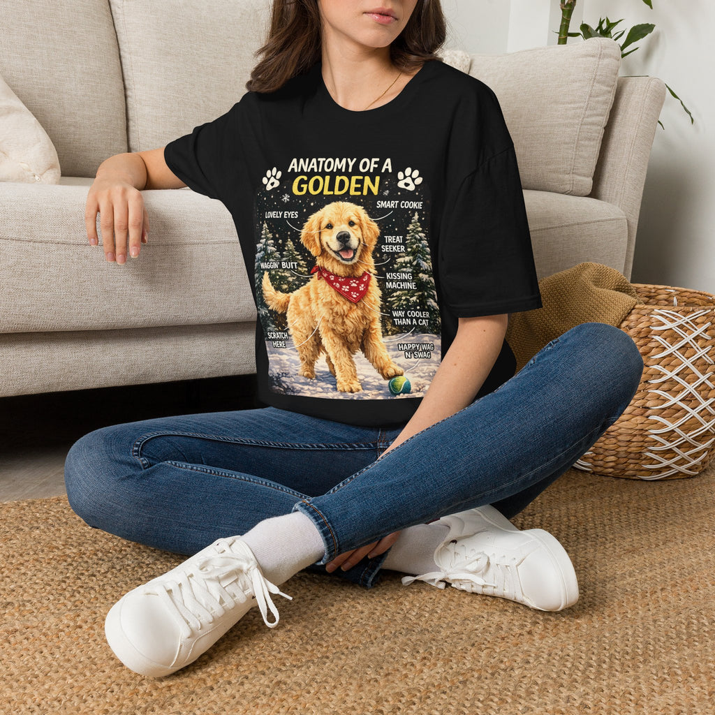 Anatomy of a Golden T-Shirt – Funny Golden Retriever Dog Tee