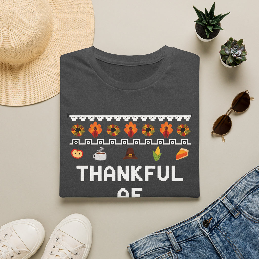 Thankful AF Thanksgiving T-Shirt — Cozy Fall Holiday Tee