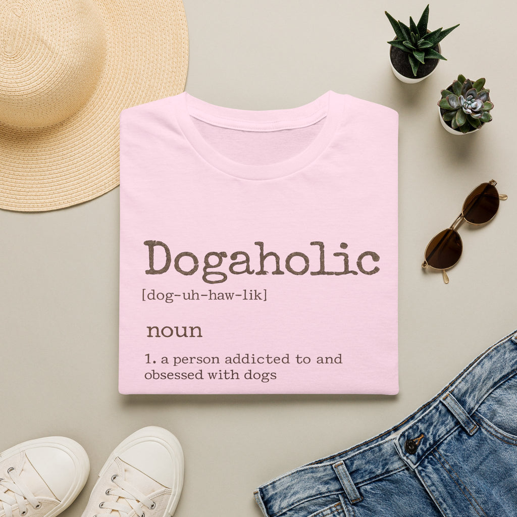 Dogaholic Definition Tee for Dog Lovers