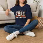 Halloween Huskies T-Shirt — "Howl-O-Ween Squad" Cute Dog Costume Tee