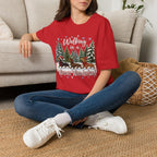 Walking in a Wiener Wonderland Forest Dogs Holiday Shirt