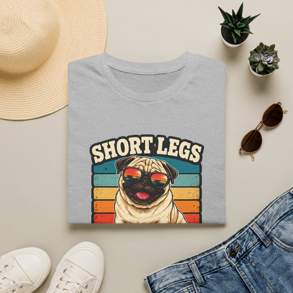 Pug T-Shirt — Short Legs, Big Attitude Retro Dog Tee