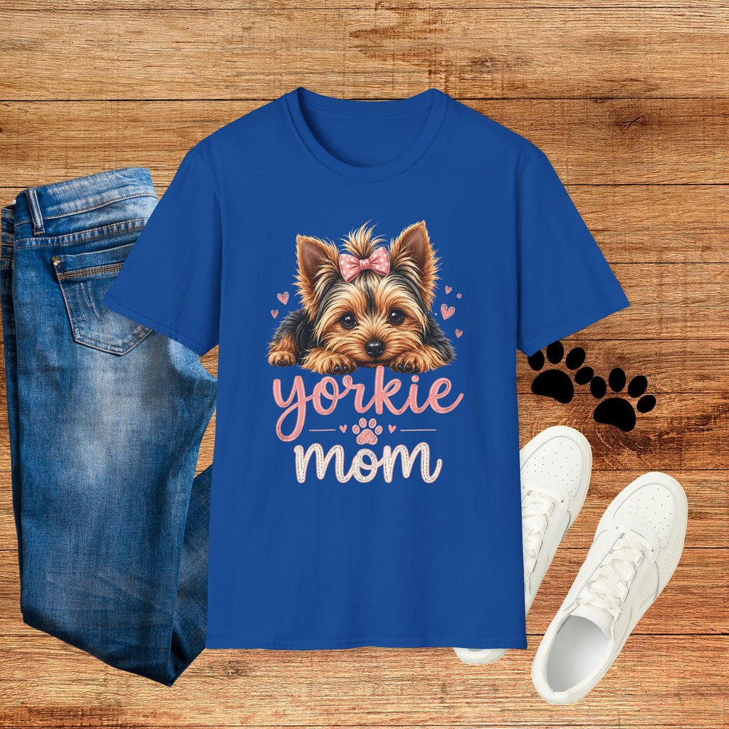Yorkie Mom T-Shirt — Cute Yorkshire Terrier Puppy Tee