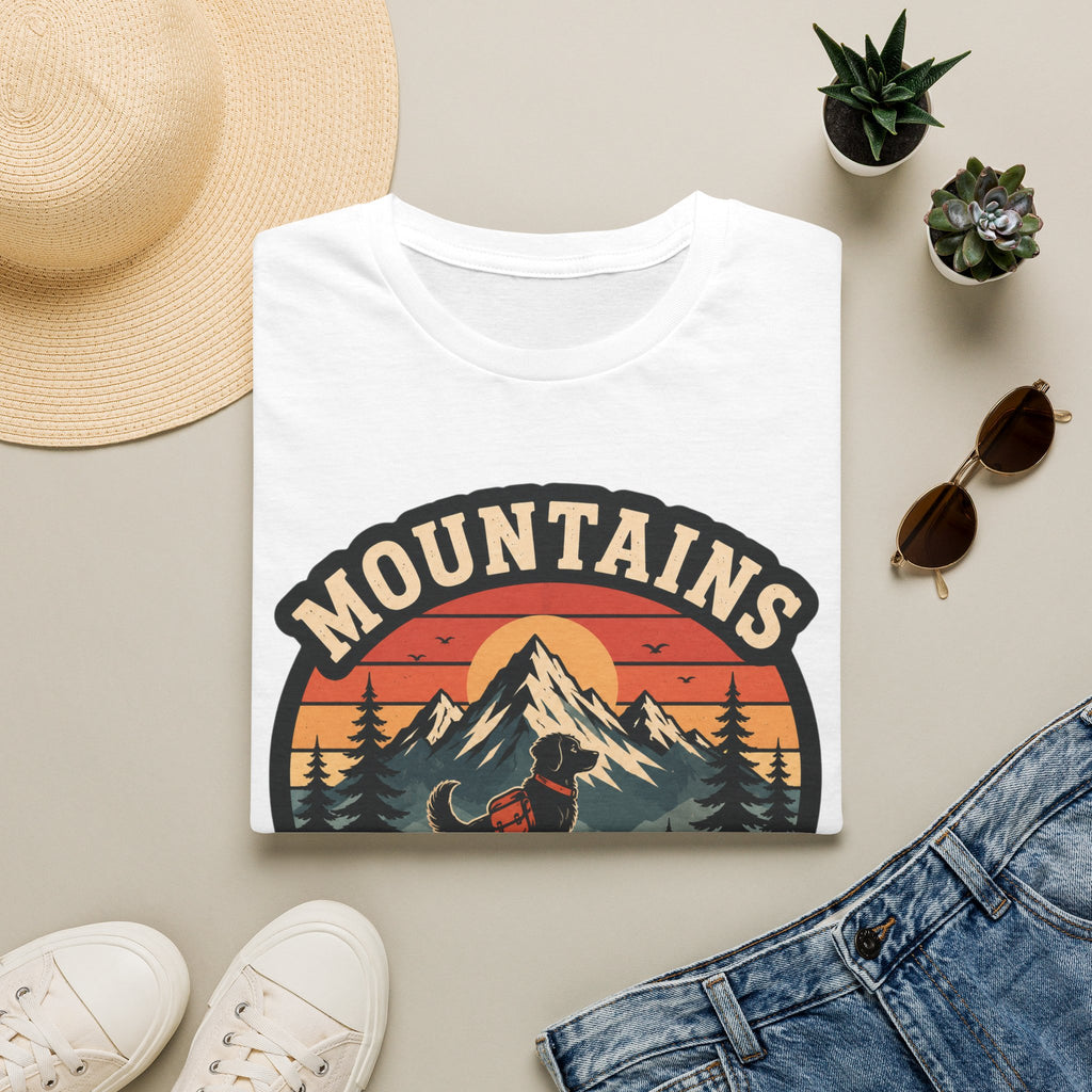 Mountains Aren't Just Funny They're Hill Areas T-Shirt — Retro Hiking Graphic Tee