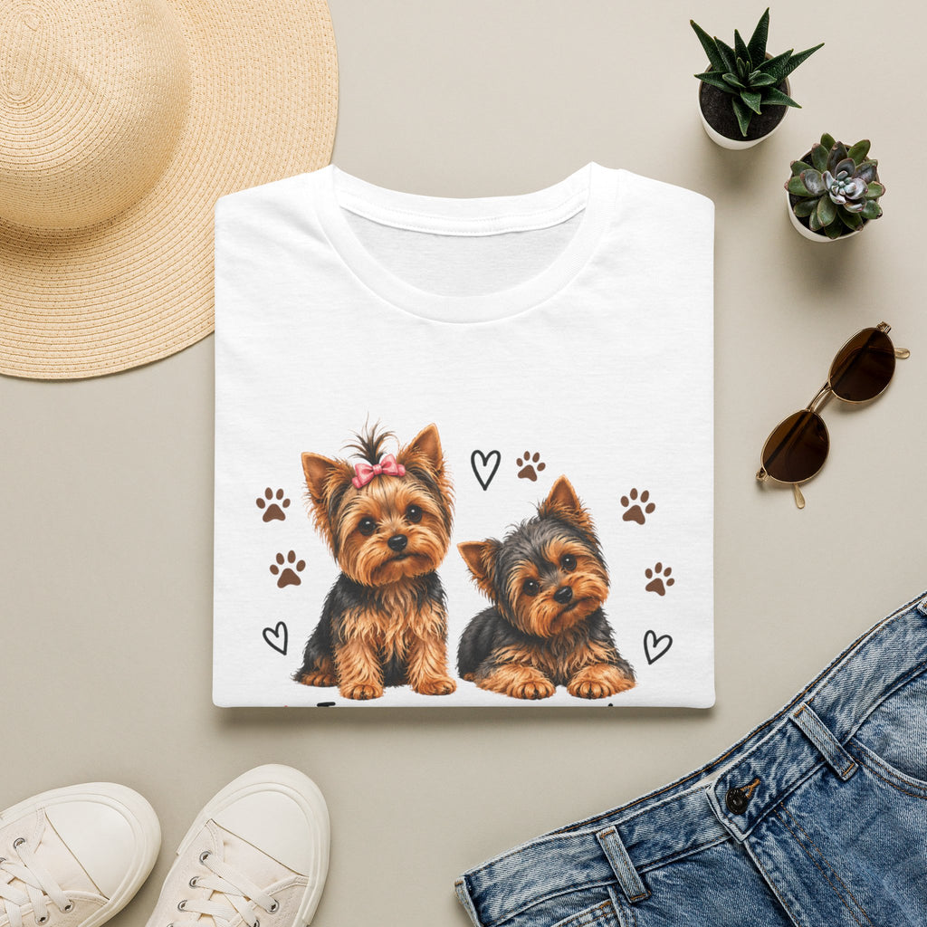 Yorkie T-Shirt - I Was Normal Two Yorkies Ago Cute Puppy Graphic Tee