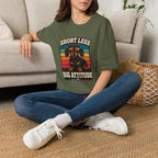 Short Legs Big Attitude T-Shirt — Retro Dachshund Graphic Tee