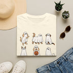 Ghost Dogs Halloween T-Shirt — Cute Puppy Ghosts with Pumpkin Design