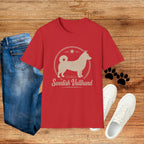 Swedish Vallhund Tee — Vintage Circle Logo Shirt for Dog Lovers