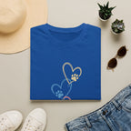 Pastel Paw Heart Trio Tee (Pet Lover Gift)