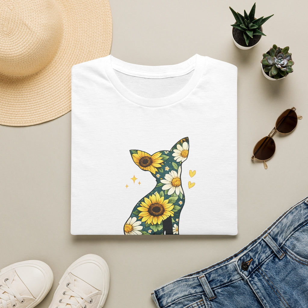 Sunflower Chihuahua Mama T-Shirt