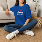 I  Love Jesus & Dogs T-Shirt – Christian Dog Lover Tee
