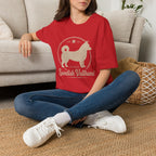 Swedish Vallhund Tee — Vintage Circle Logo Shirt for Dog Lovers