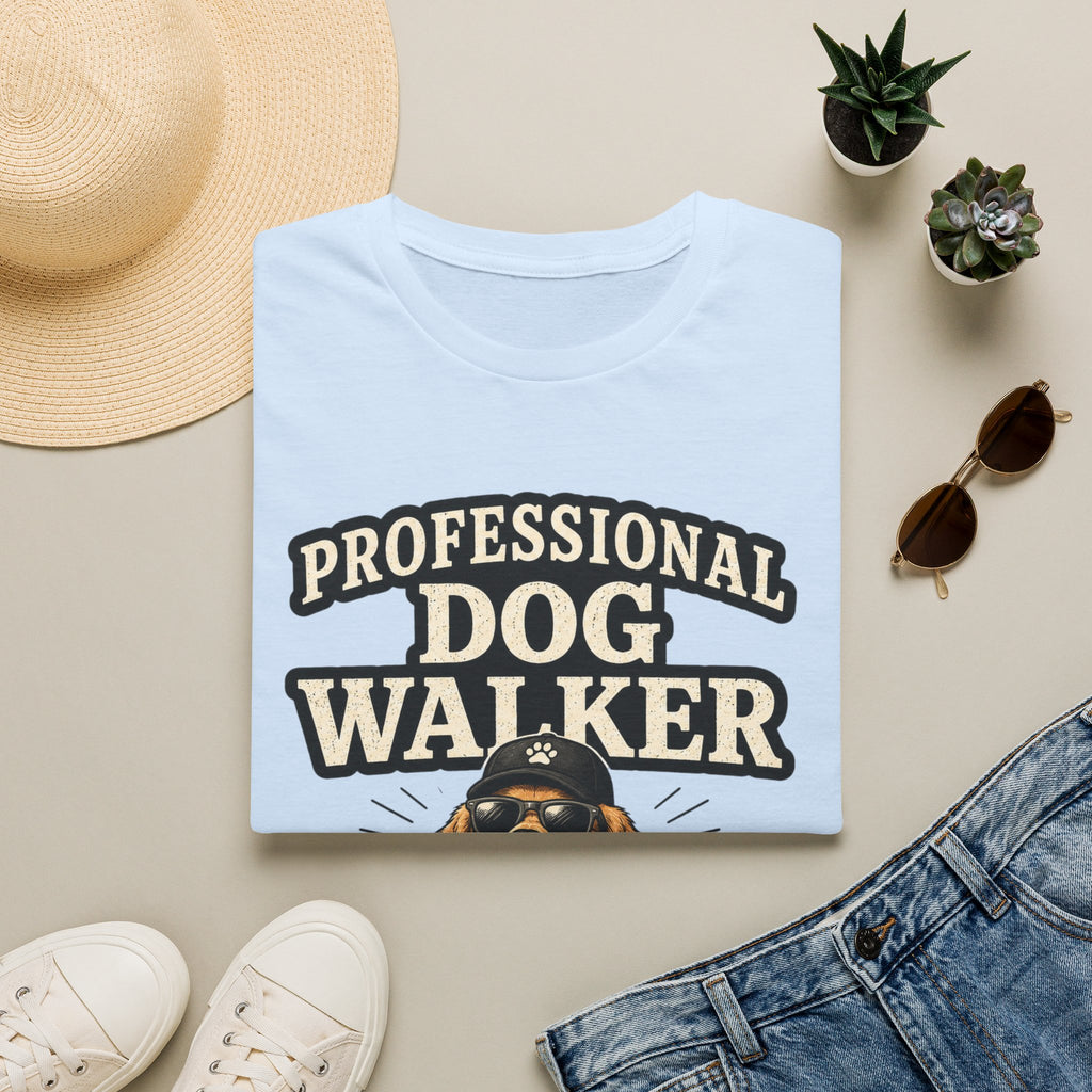 Professional Dog Walker T-Shirt — Certified by Dogs Graphic Tee