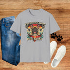 French Bulldog Dog Mom T-Shirt — Retro Sunset Frenchie Lover Tee